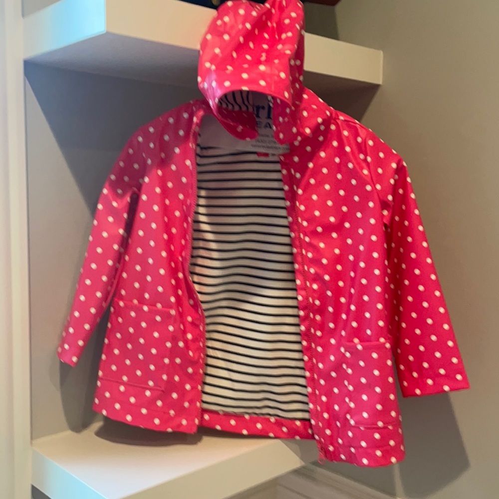Gap Lined Hooded Raincoat - size 5 years